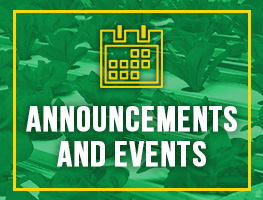 Master of Science in Food Security and Climate Change (MSFSCC) Announcements and Events Menu Graphics.