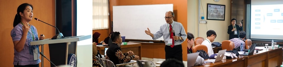 (L-R) Dr. Dupo, Prof. Dr. Shamsudin, and Prof. Dr. Chaiseri served as Resource Speakers for the Parallel Sessions on Production Systems, Sustainable Agribusiness, and Agroindustry 4.0. Photo: IPB